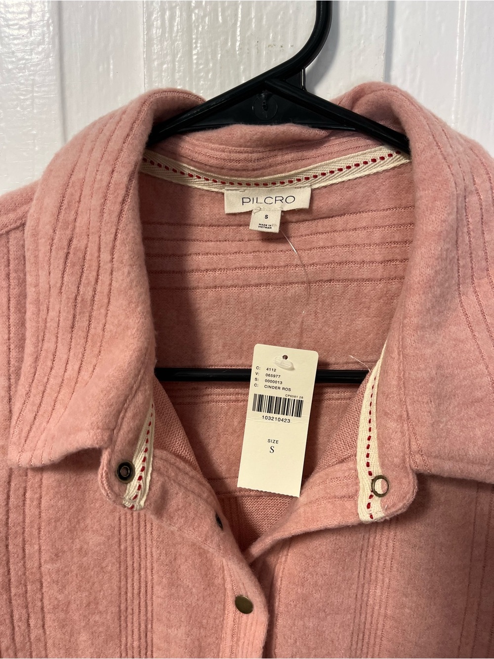 NWT Anthropologie Pilcro Brushed Button Down snap Front Cardigan Sweater size S - Picture 5 of 8